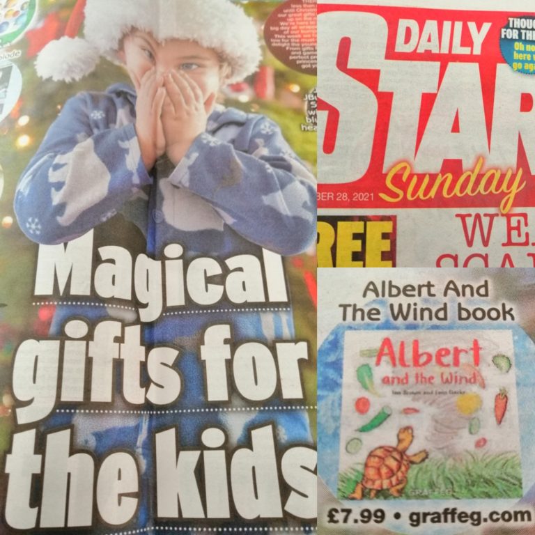 Daily Star Sunday Albert Tortoise Xmas gift Nov 28 2021